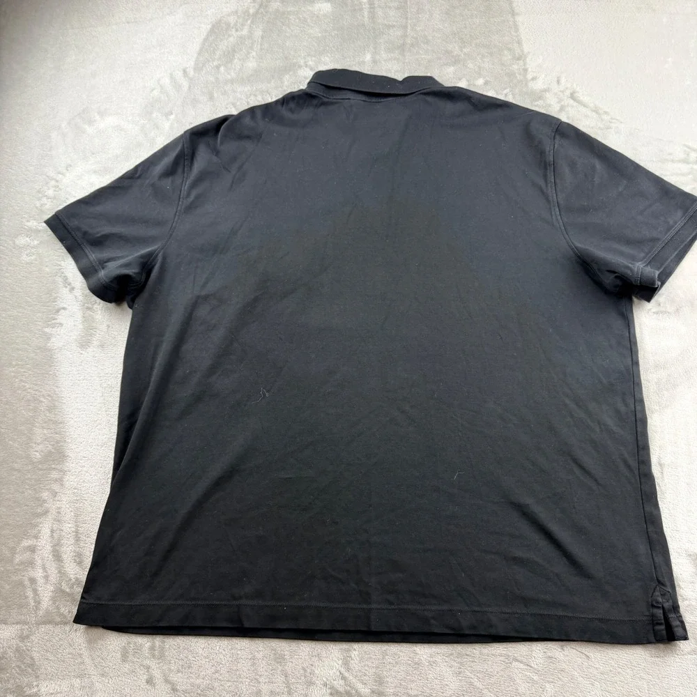 Banana Republic Men's Size XL Luxe Touch Performance Polo Shirt Black